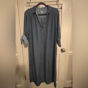 Chico’s size 3 (Large) Chambray dress